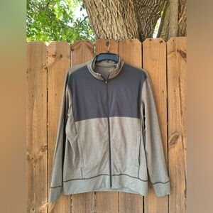 Lululemon olive men's full zip lightweight jacket size XL.